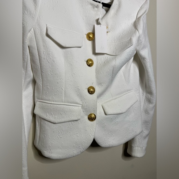 Veronica Beard Kensington Cloqué Jacket White - Picture 8 of 9